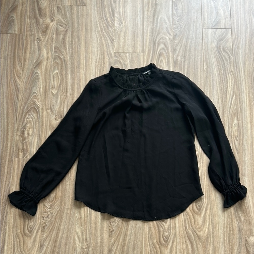 Adrianna Papell Black Blouse